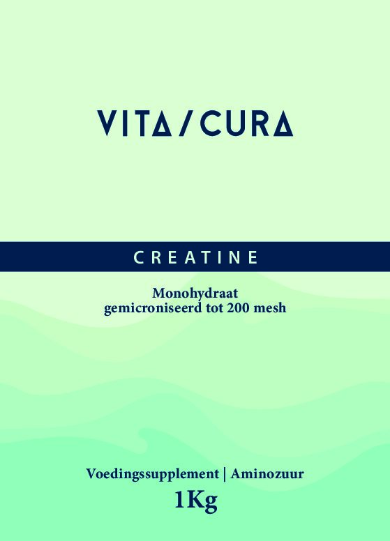 Creatine - 1kg - 105x148mm - voor en achter - VitaCura